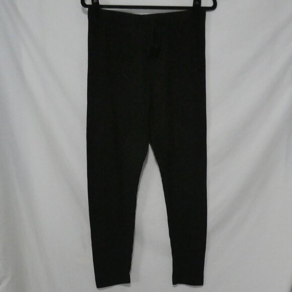 SHEIN | large | Black Waffle Knit Pull-Up Pants | Drawstring | No Pockets - Picture 1 of 16